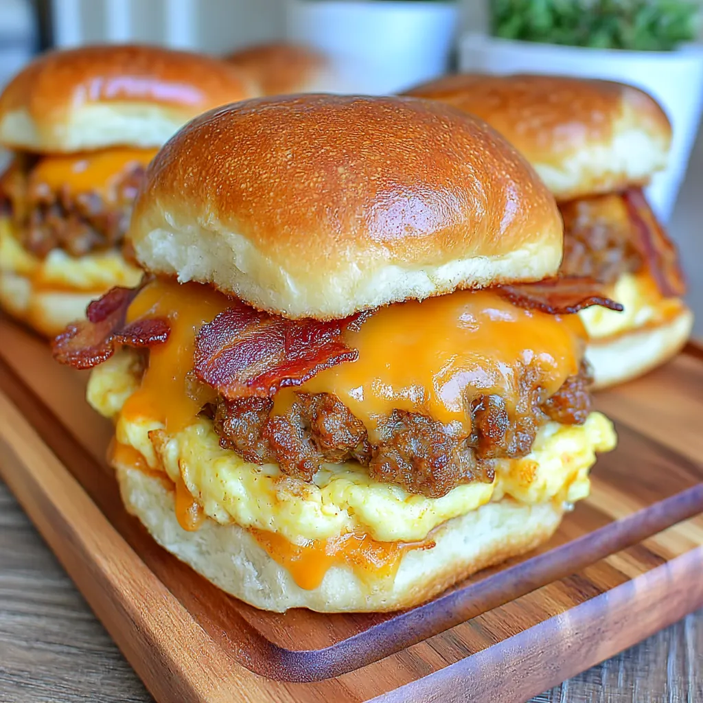 Cowboy Breakfast Sliders