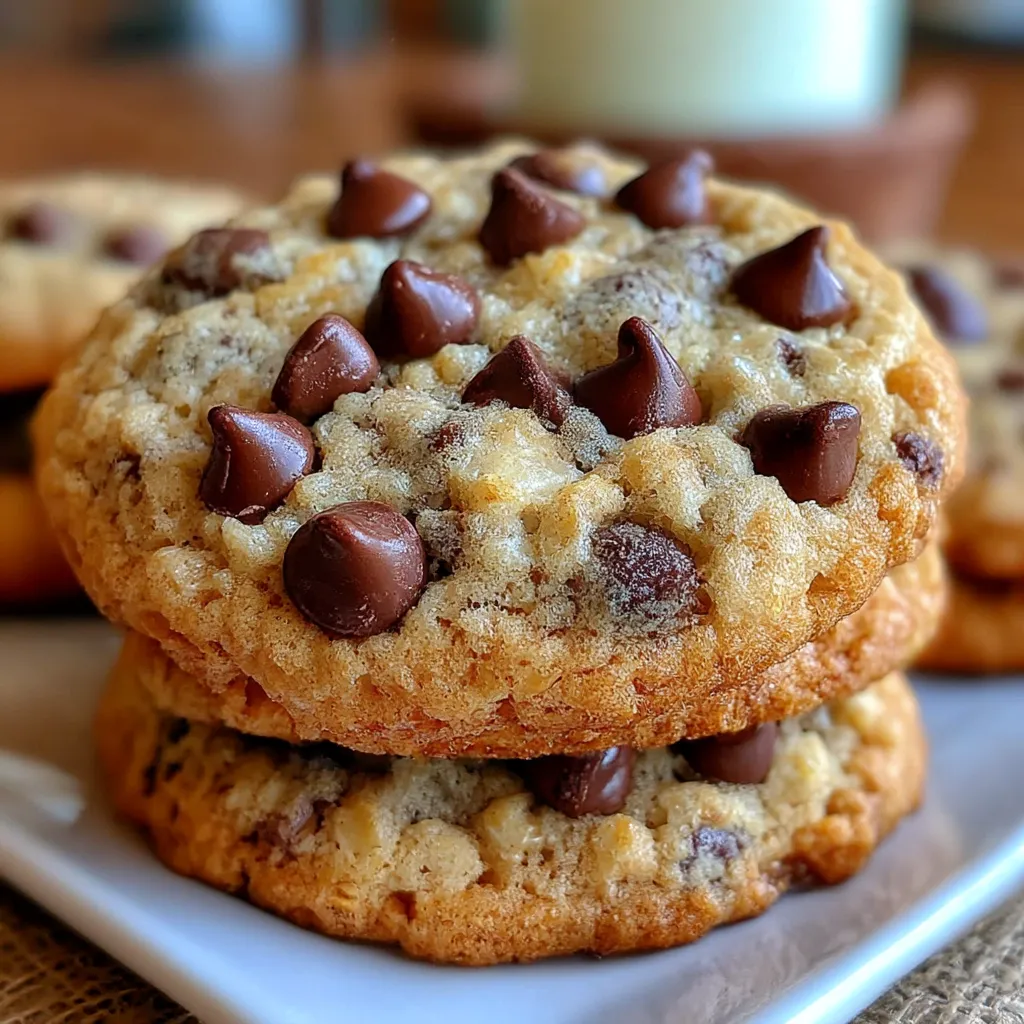 Crunchy Chocolate Chip Rice Krispie Cookies