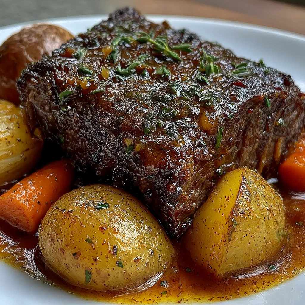 Easy Crockpot Chuck Roast