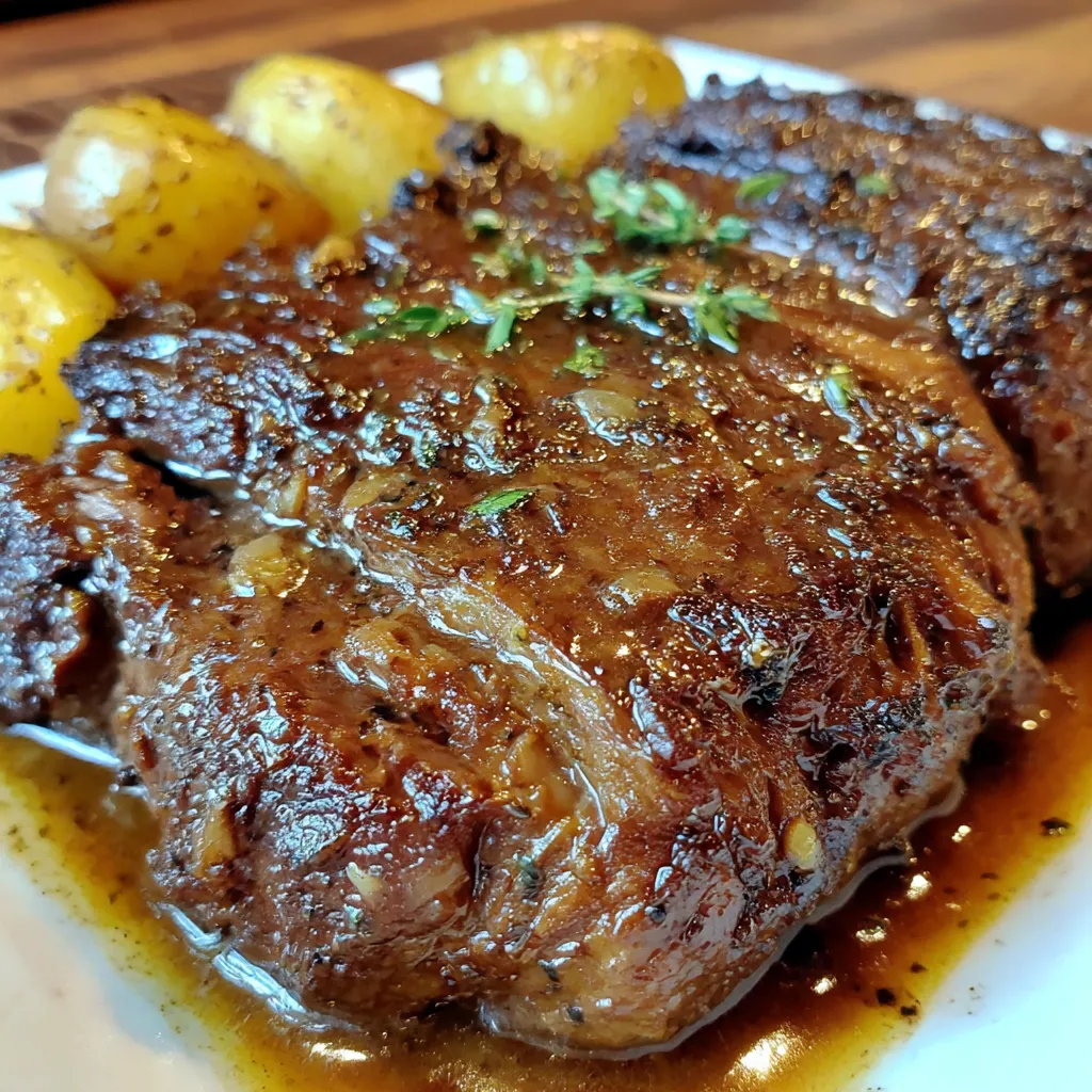 Easy Crockpot Chuck Roast