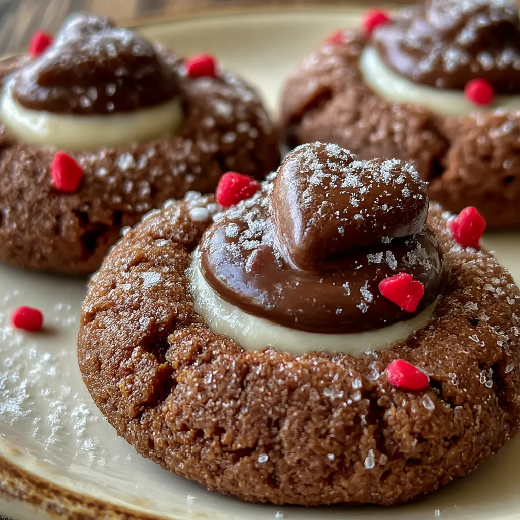 Easy Hershey’s Red Velvet Blossoms Cookies