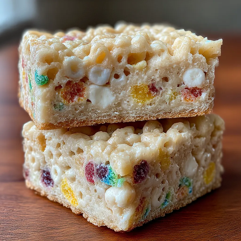 Fruity Pebbles Rice Krispie Treats