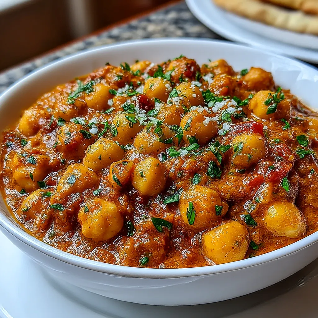 Indian Butter Chickpeas