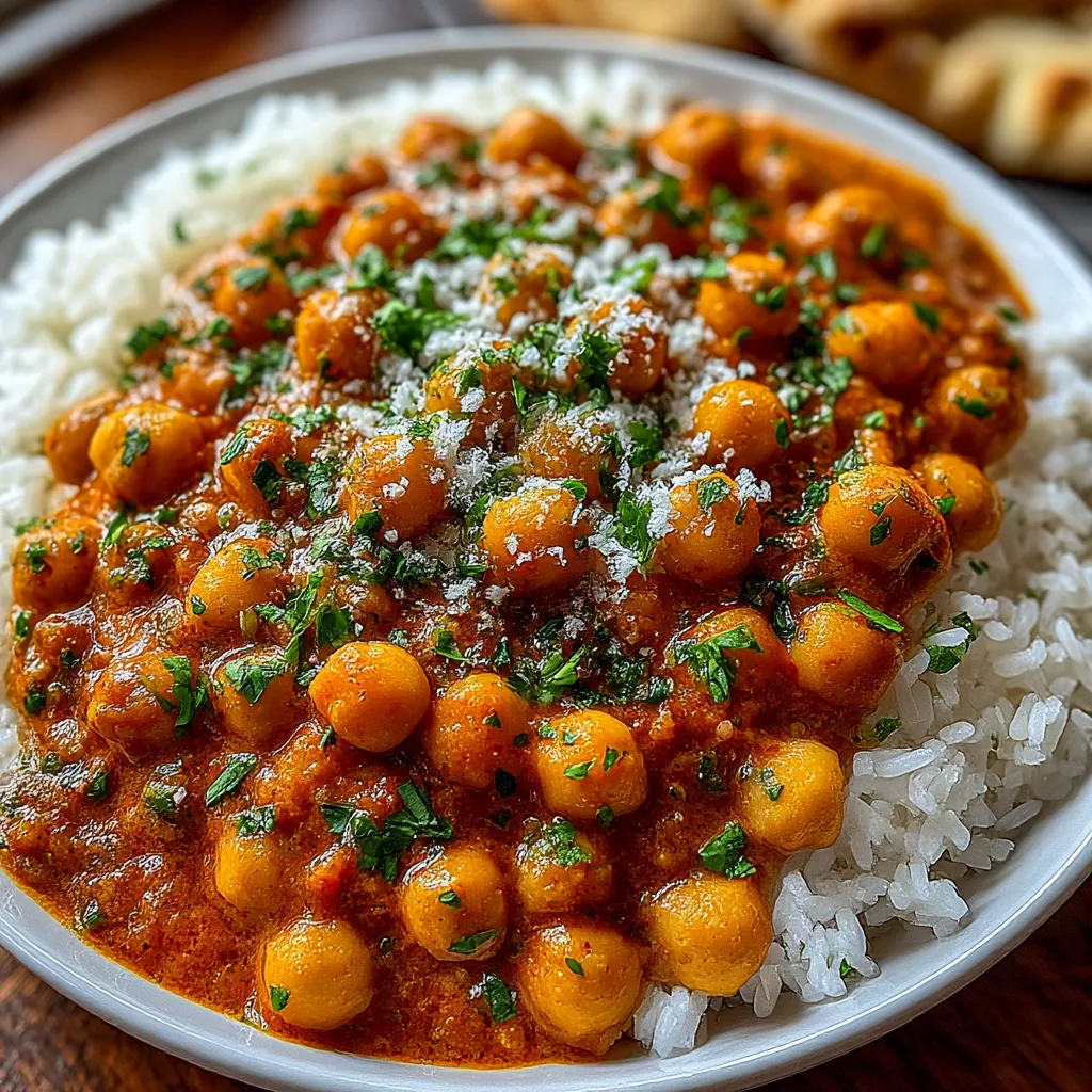 Indian Butter Chickpeas