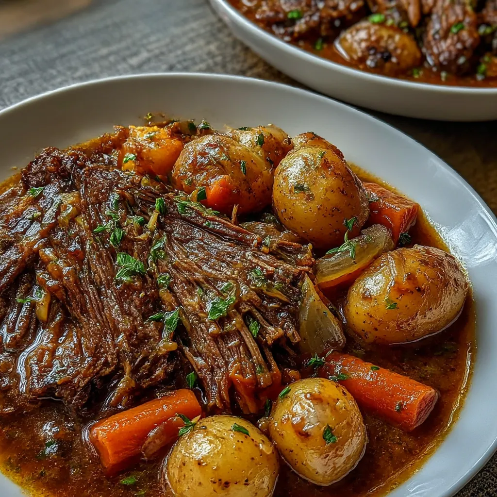 Melt-in-Your-Mouth Crock Pot Chuck Roast