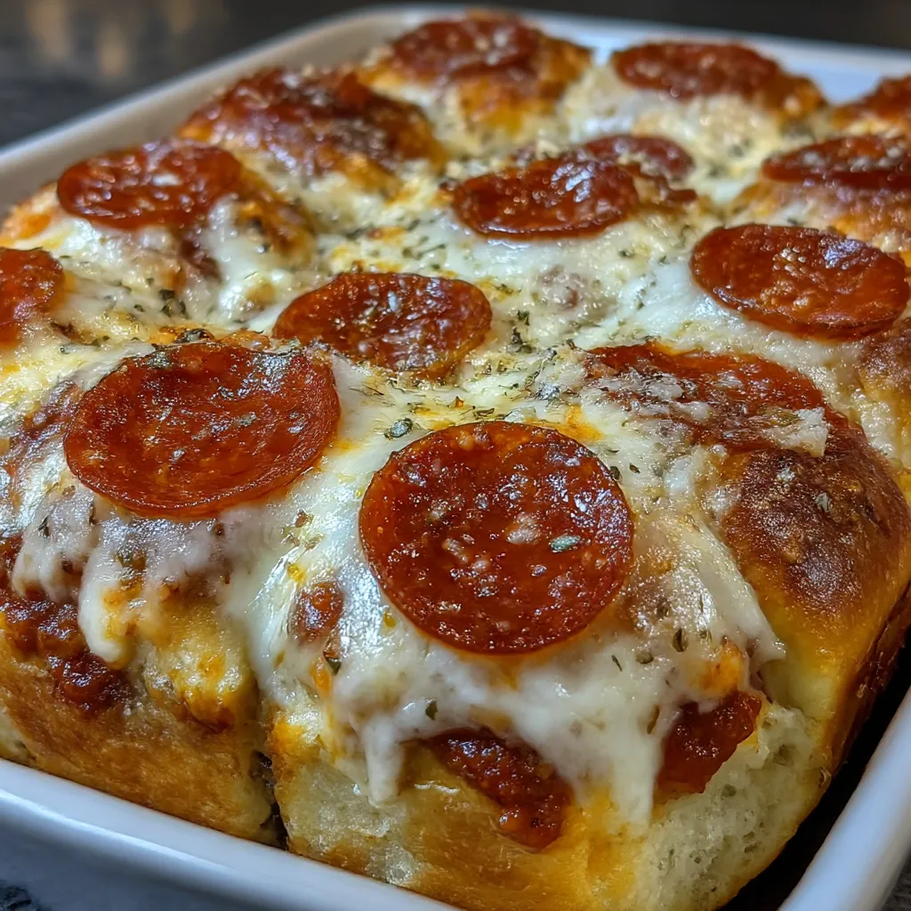 Pepperoni Pizza Sliders