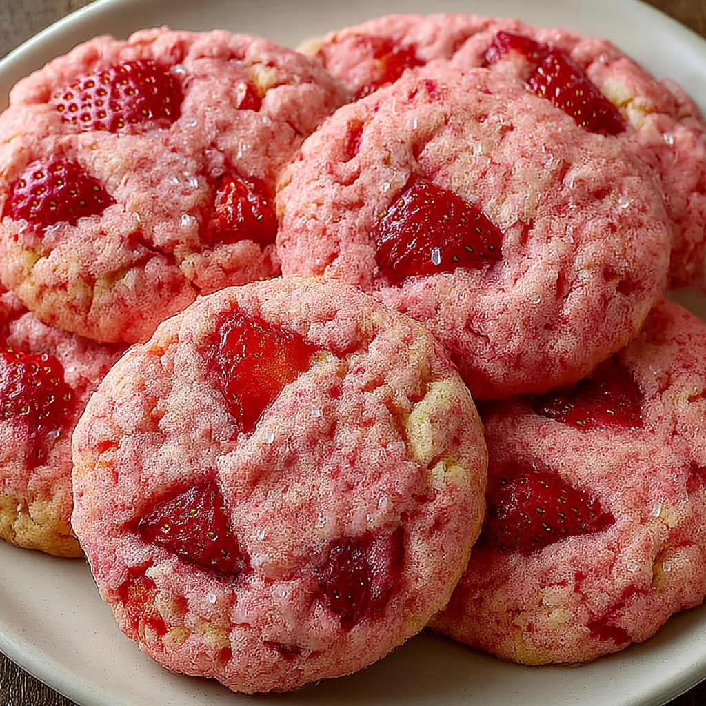 Strawberry Sugar Cookies