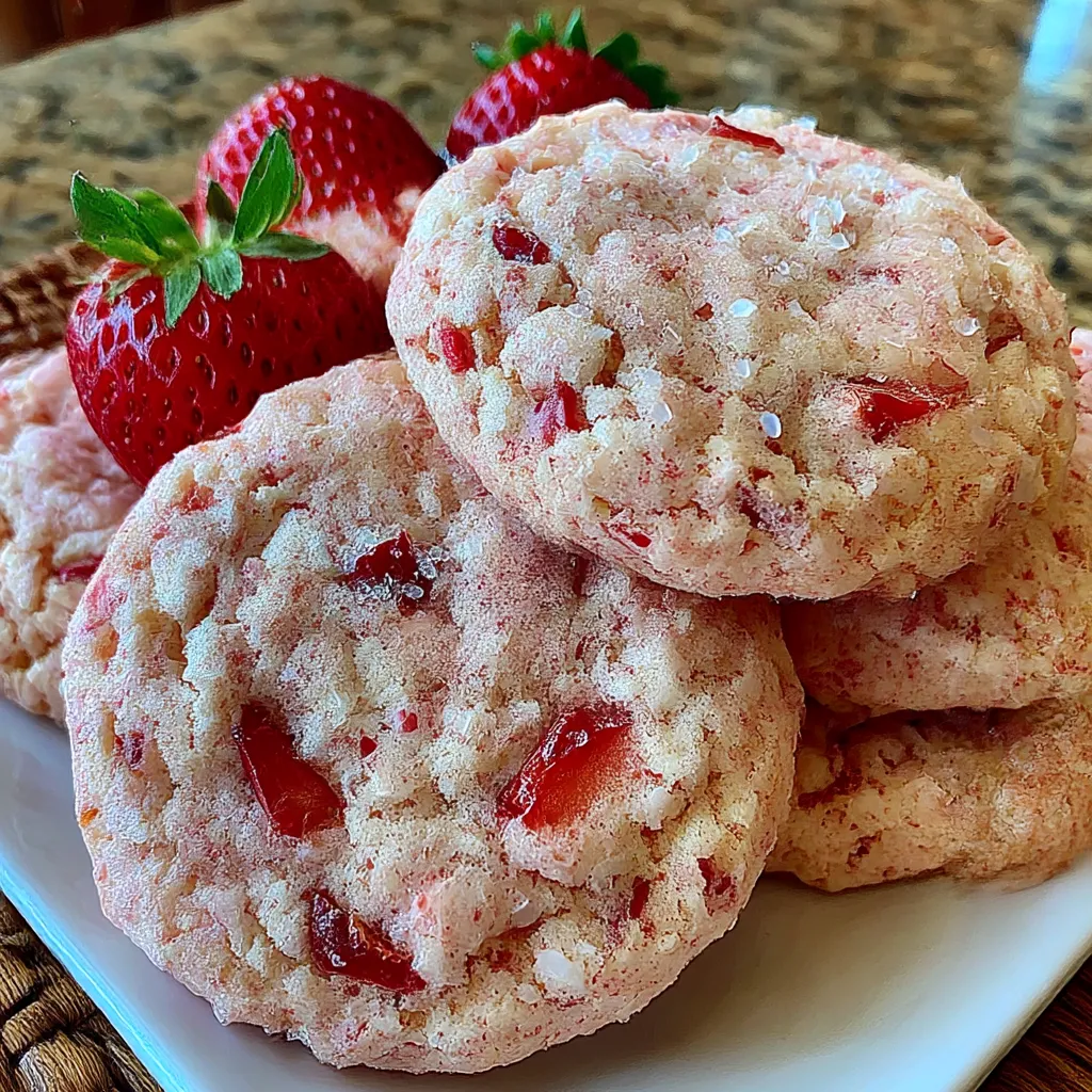 Strawberry Sugar Cookies
