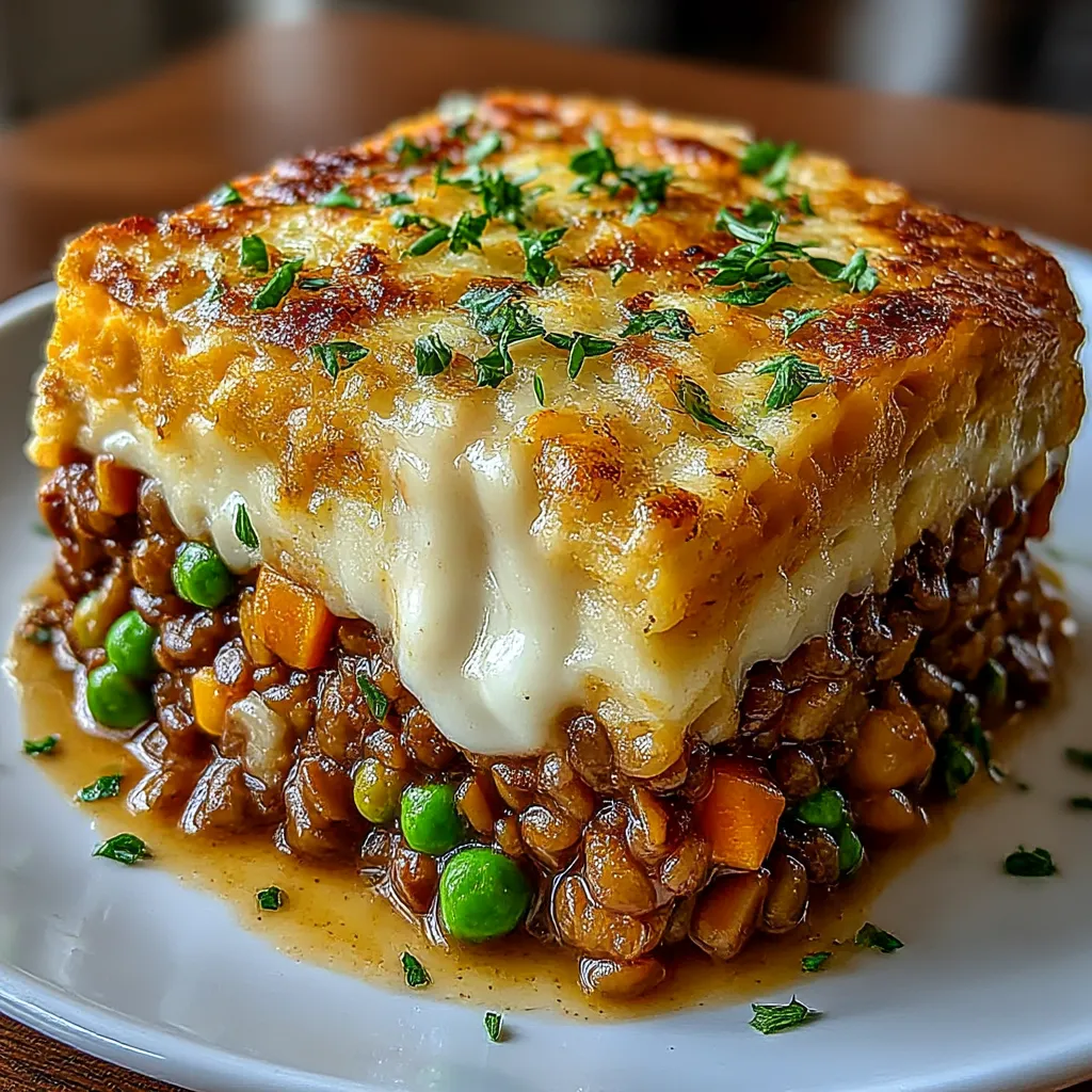 Sweet Potato and Lentil Shepherd’s Pie
