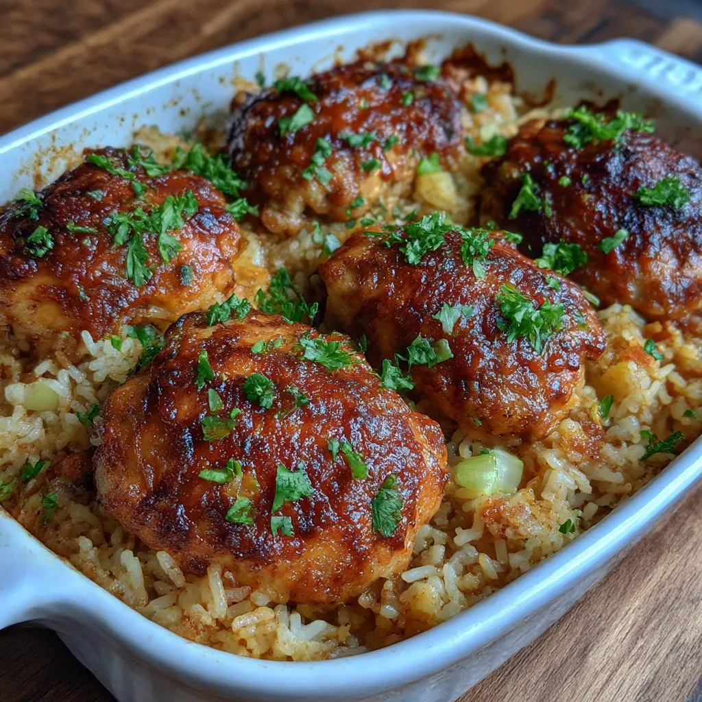 BBQ Chicken and Rice