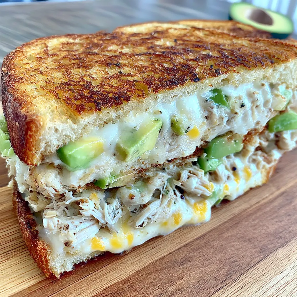 Chicken Avocado Melt Sandwich