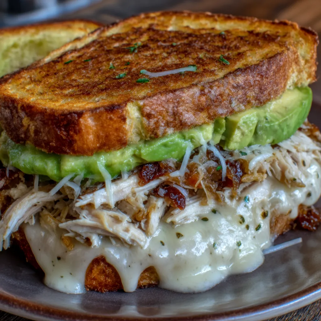 Chicken Avocado Melt Sandwich