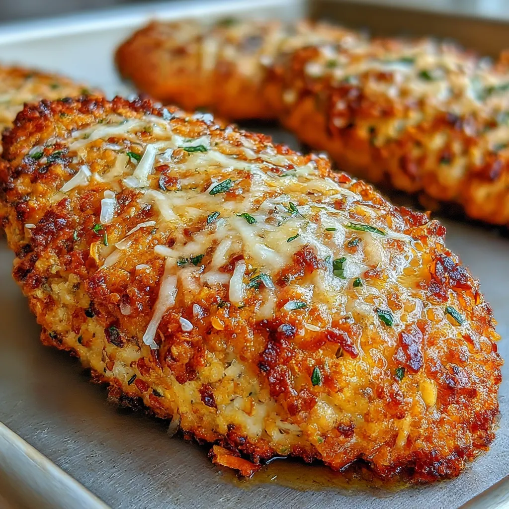 Crispy Dill Pickle Parmesan Chicken