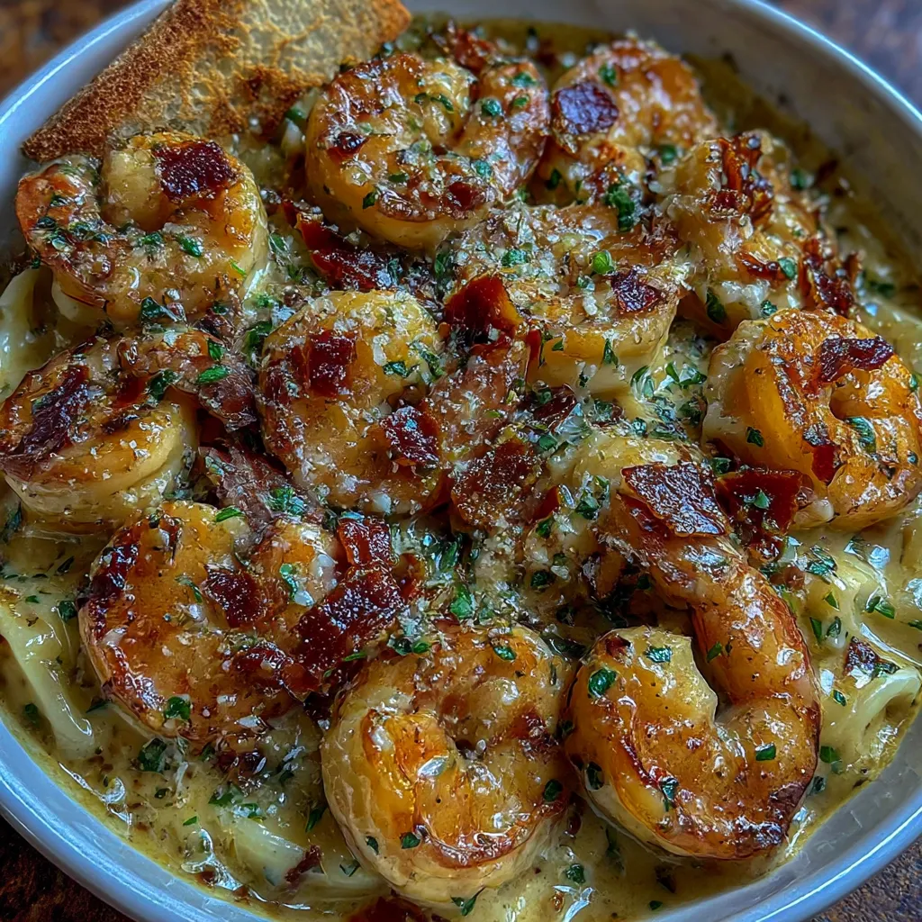 Easy Creamy Garlic Shrimp