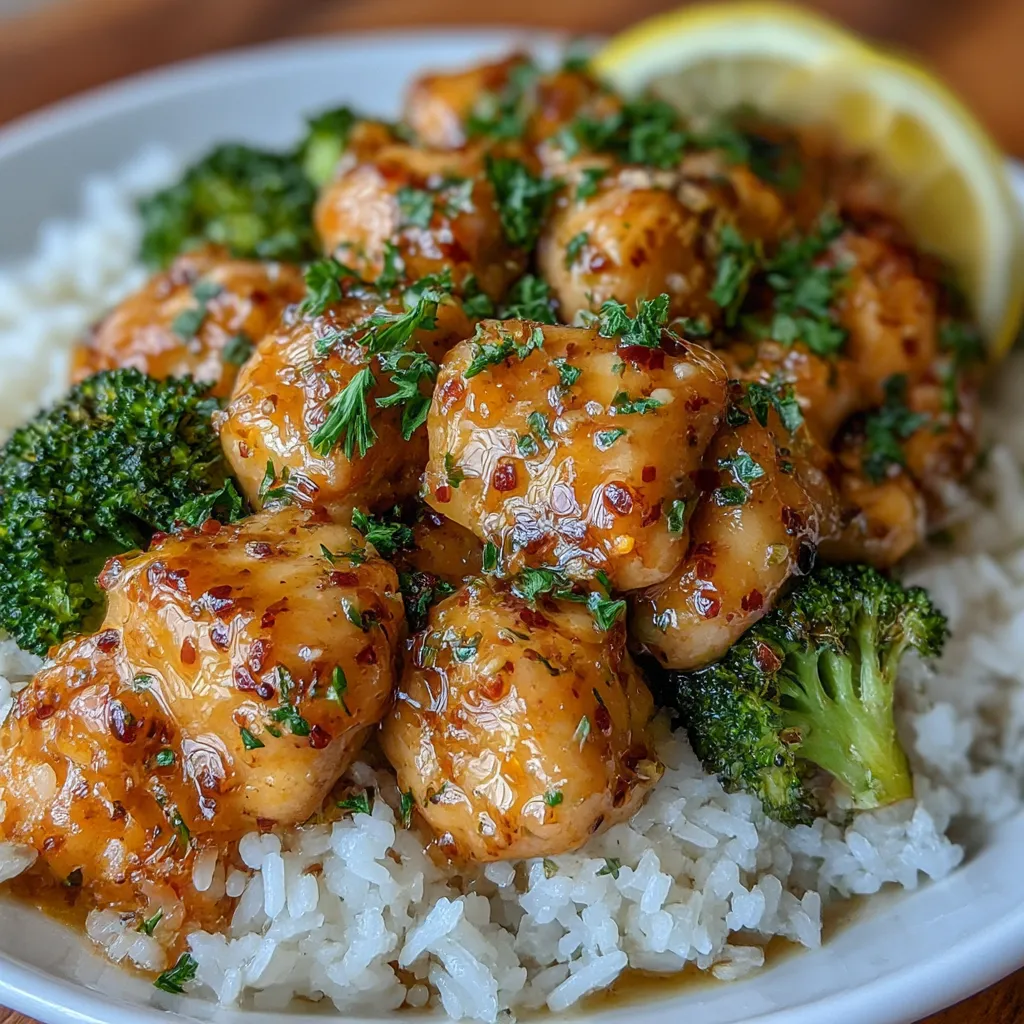 Garlic Butter Chicken and Broccoli