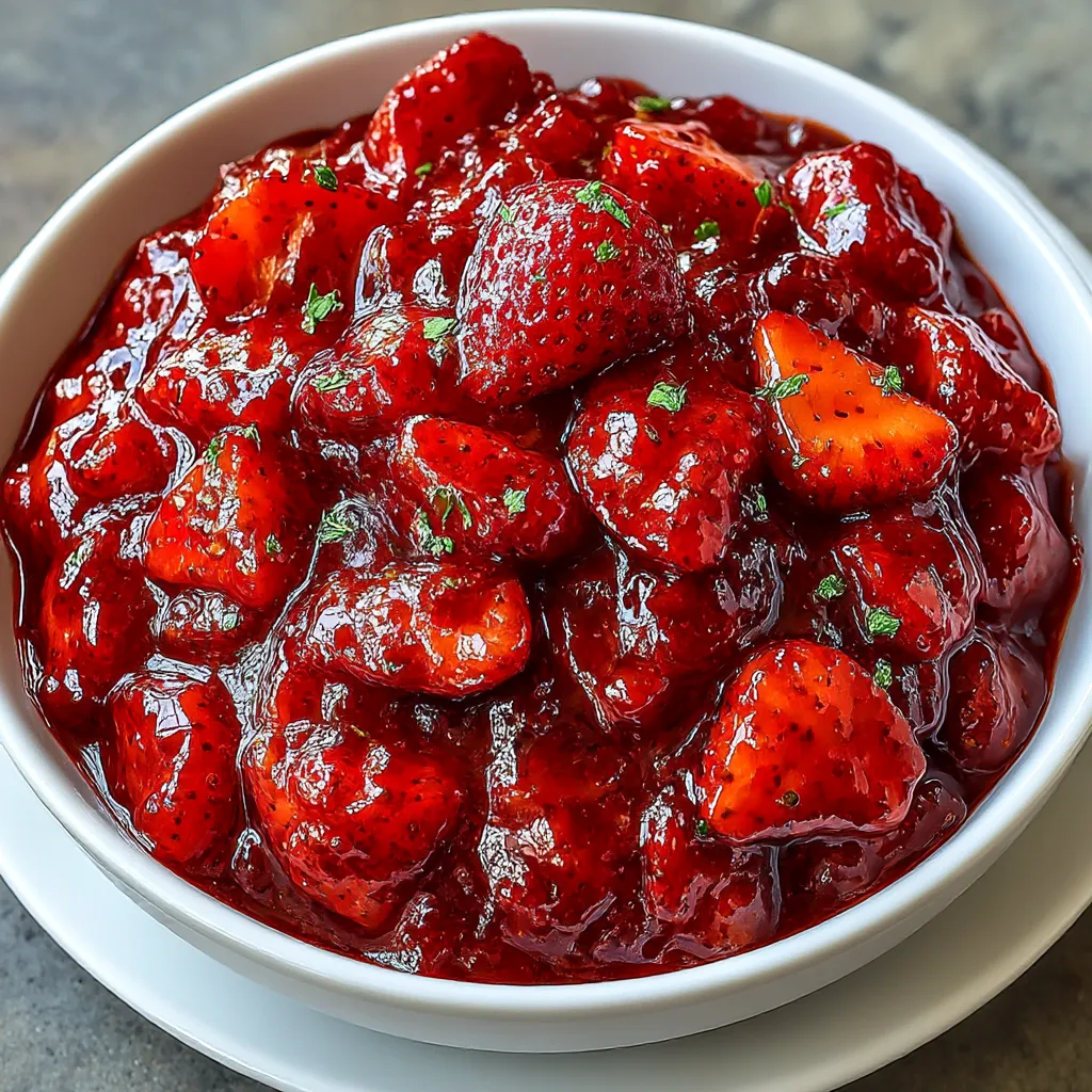 Homemade Strawberry Sauce
