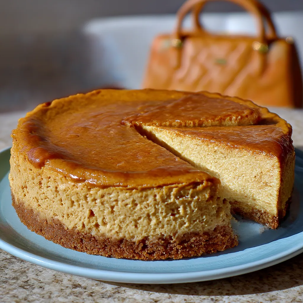 Keto Pumpkin Cheesecake