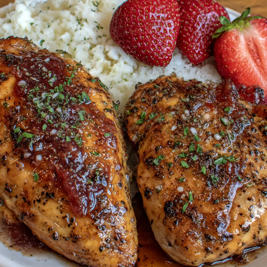 Strawberry Basil Chicken