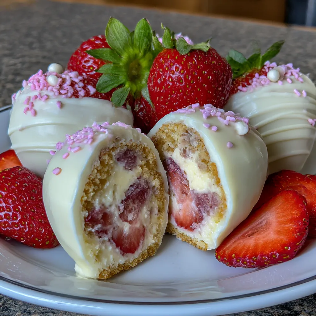 Strawberry Cheesecake Easter Egg Bites