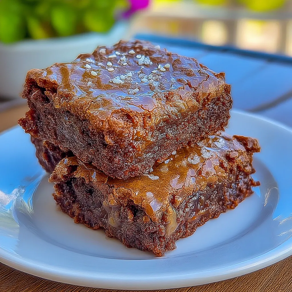 Tahini Date Brownies