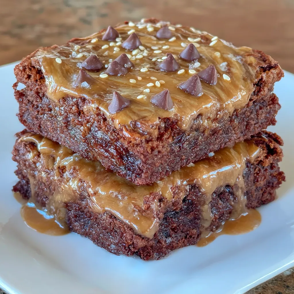 Tahini Date Brownies