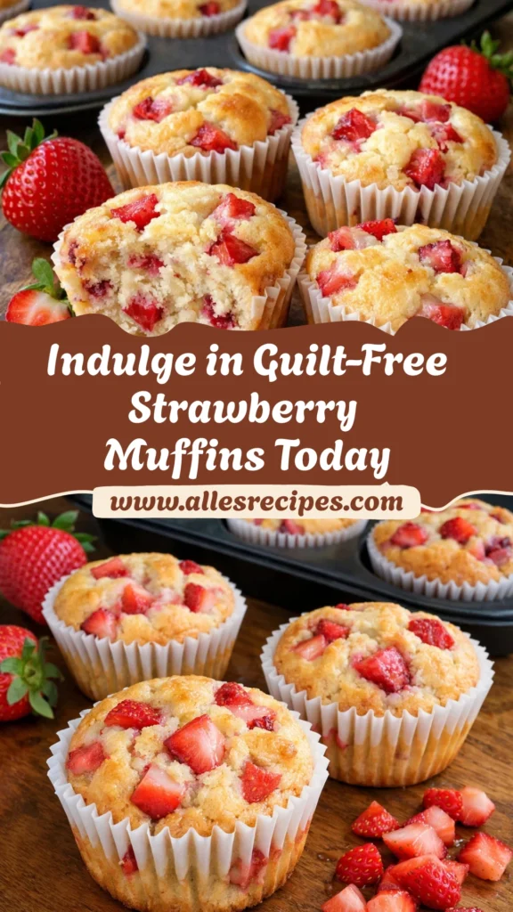 Strawberry Protein Muffins