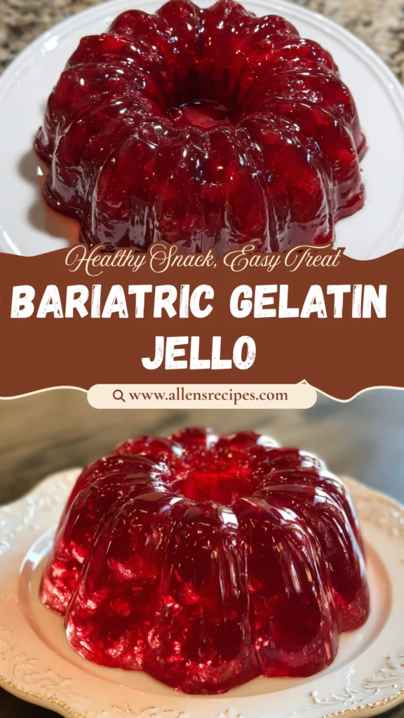 Bariatric Gelatin Jello Recipe