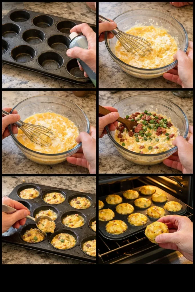 Cheesy Cottage Cheese Egg Bites