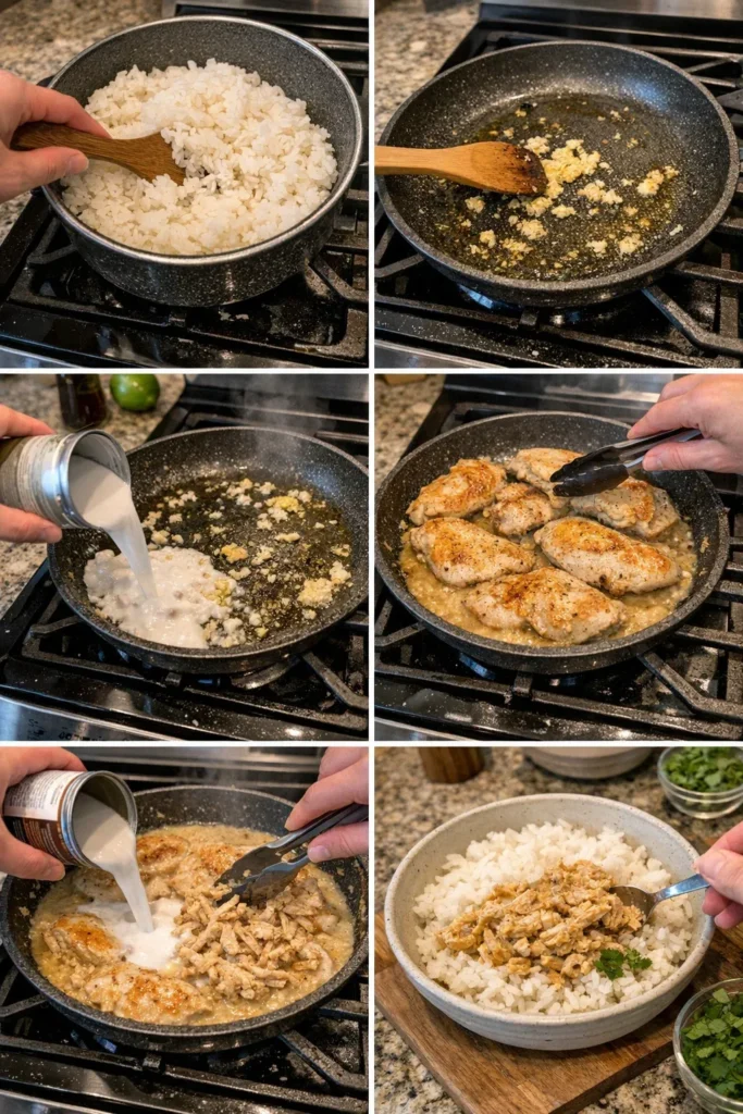 Coconut Chicken Rice Bowl