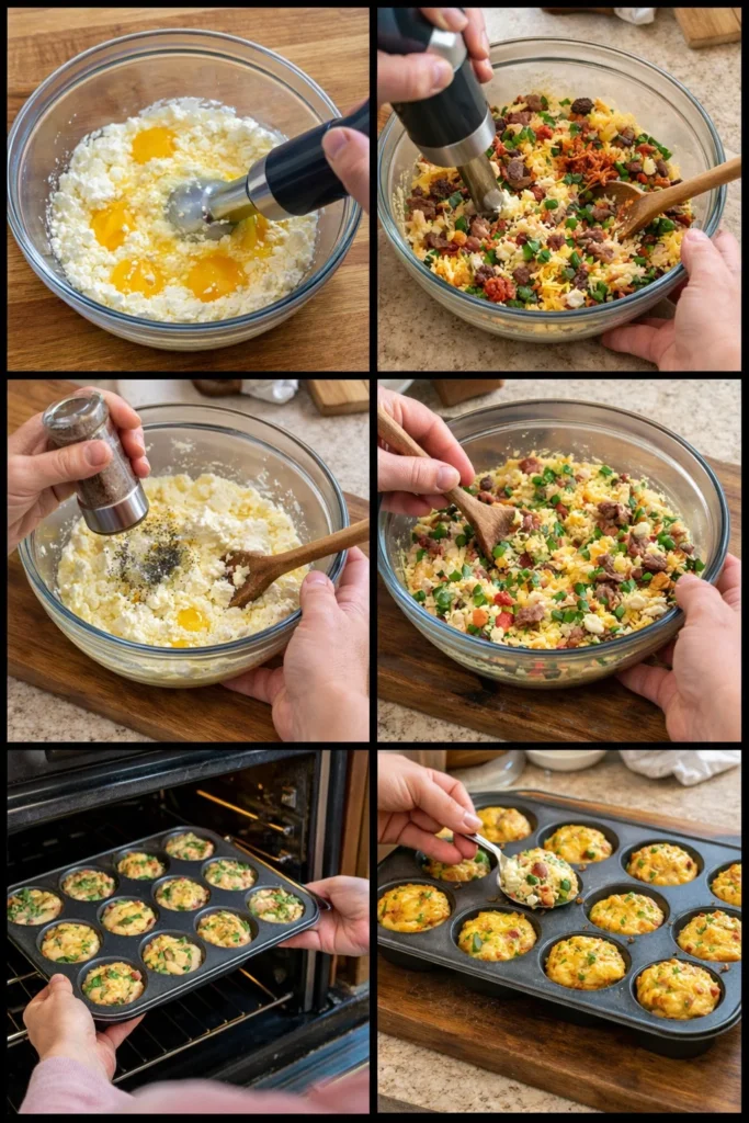 Cottage Cheese Egg Bites