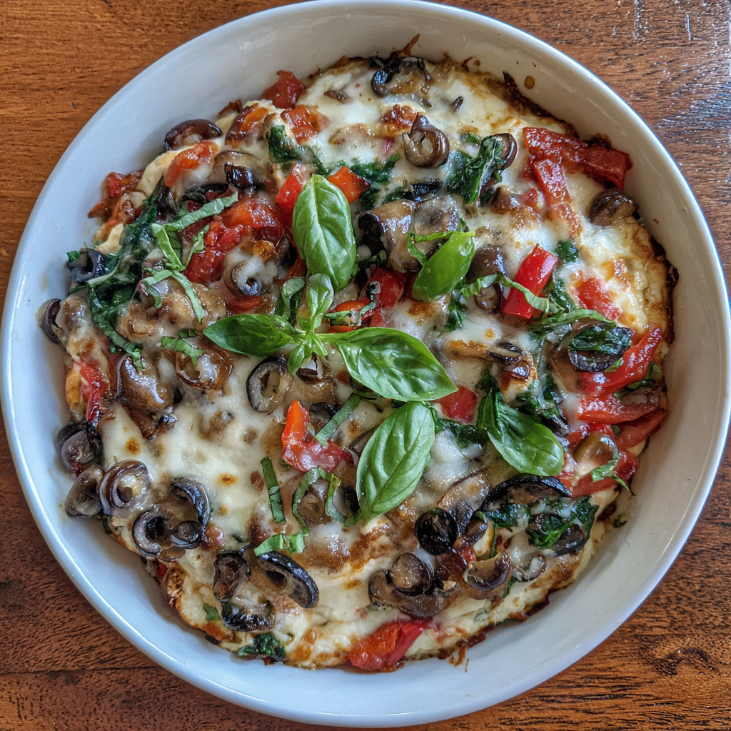 Cottage Cheese Pizza Bowl