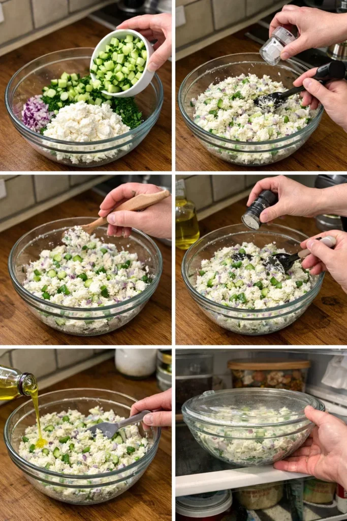 Cottage Cheese and Cucumber Salad