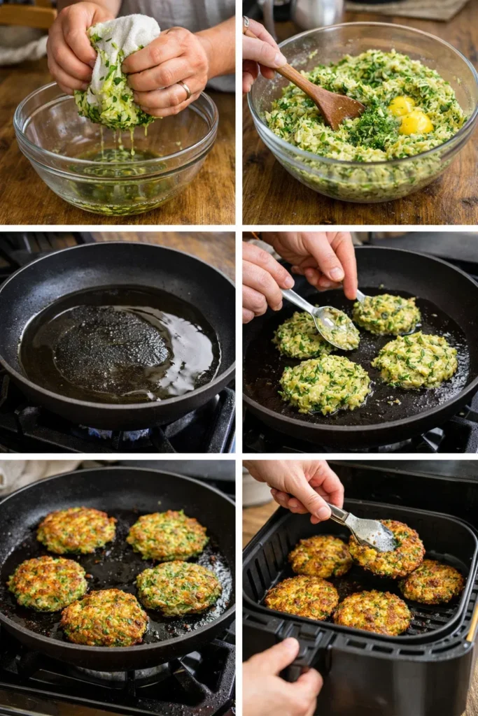 Crispy Zucchini Fritters