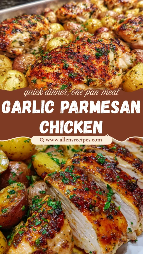 Garlic Parmesan Chicken and Potatoes