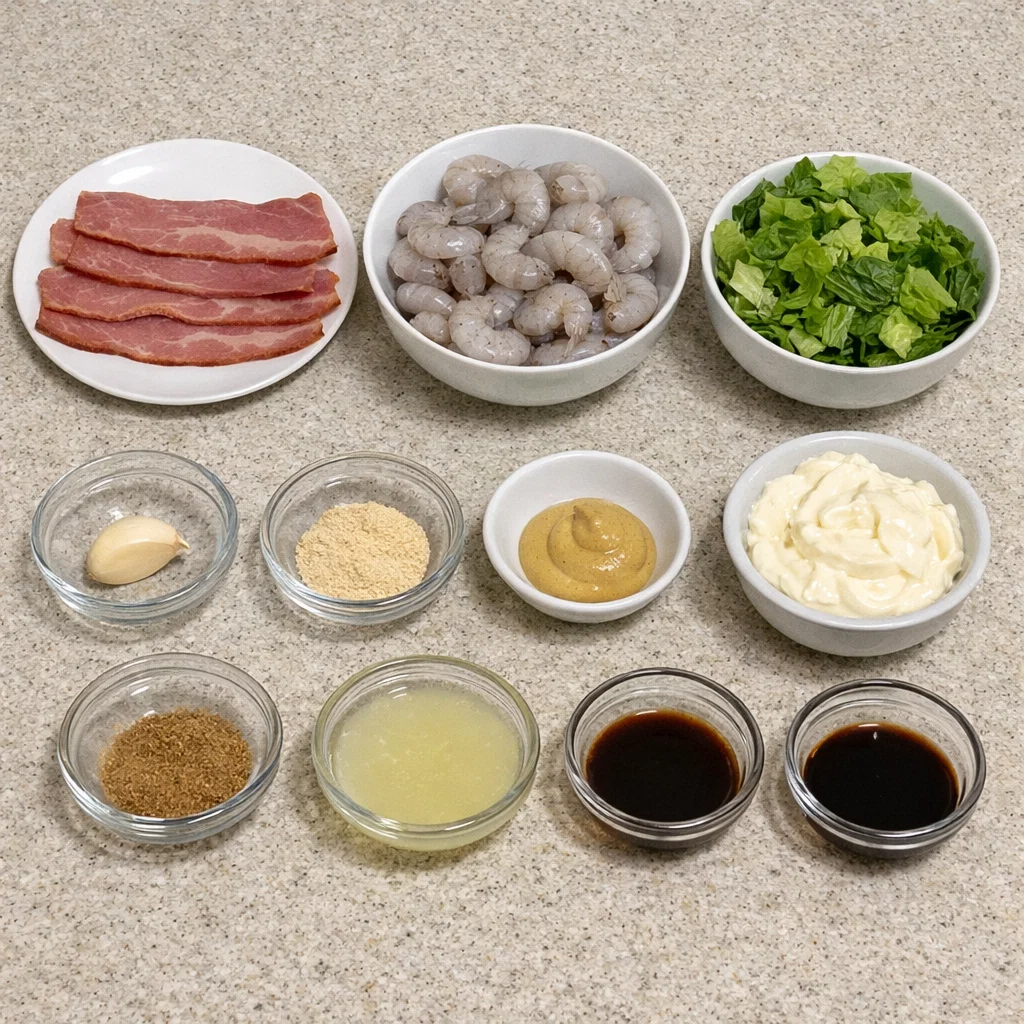 Grilled Shrimp Caesar Wraps