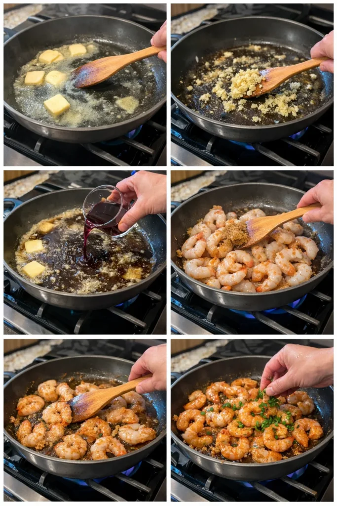 Hawaiian Garlic Shrimp with a Sweet Twist