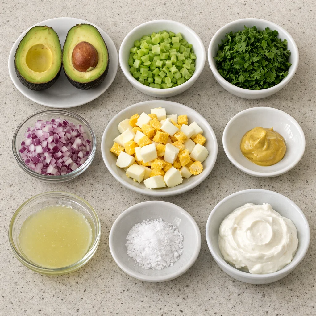 Herby Avocado Egg Salad