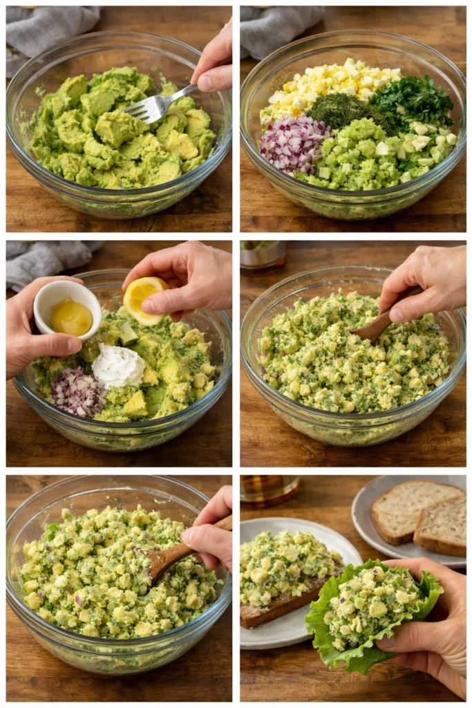 Herby Avocado Egg Salad