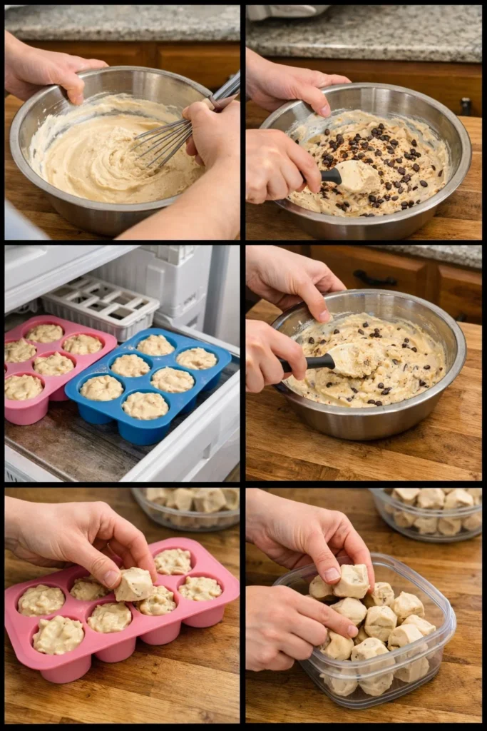 High Protein Frozen Peanut Butter Greek Yogurt Bites