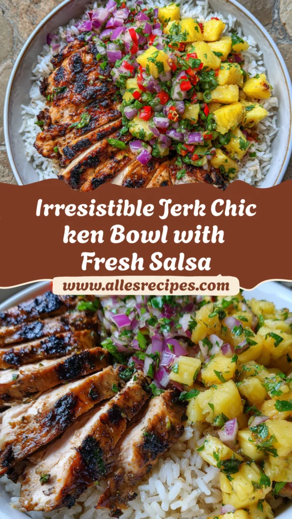 Jerk Chicken Bowl with Pineapple Salsa