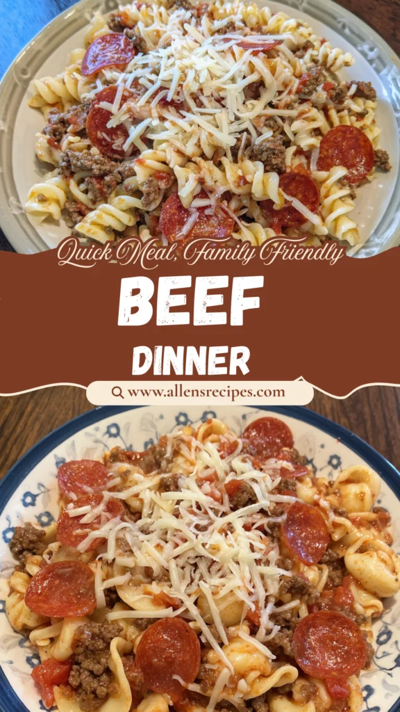 Kid-Friendly Beef Dinner