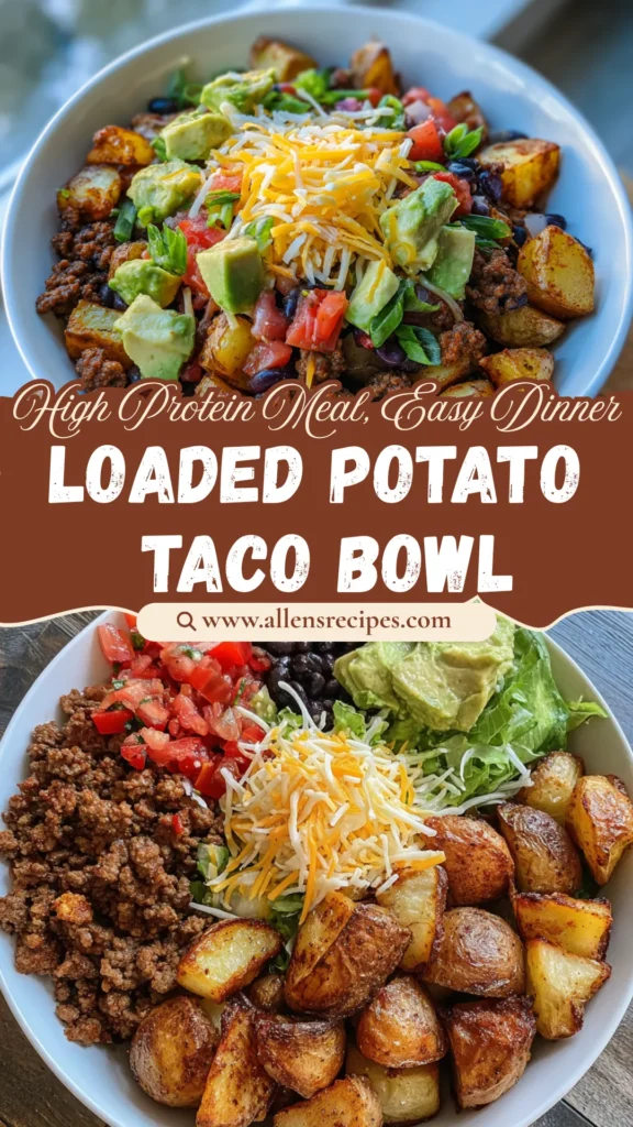 Loaded Potato Taco Bowl