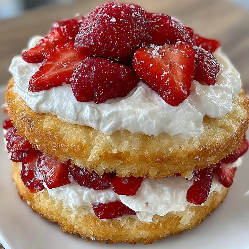 Moist Strawberry Shortcake Cake