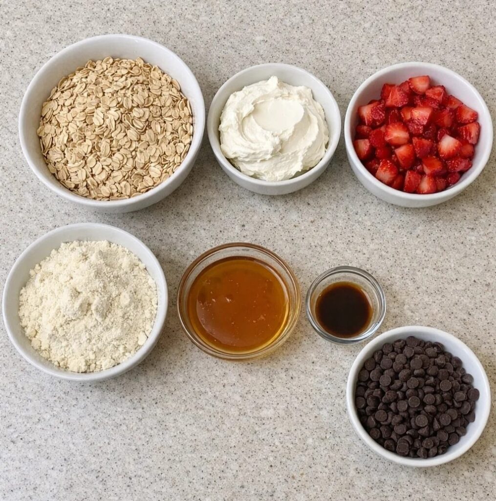 No-Bake Strawberry Cheesecake Protein Balls