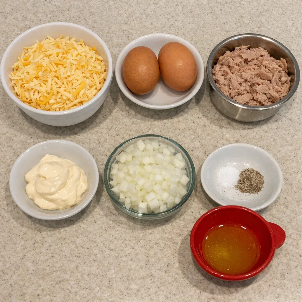 Savory Tuna Melt Chaffle