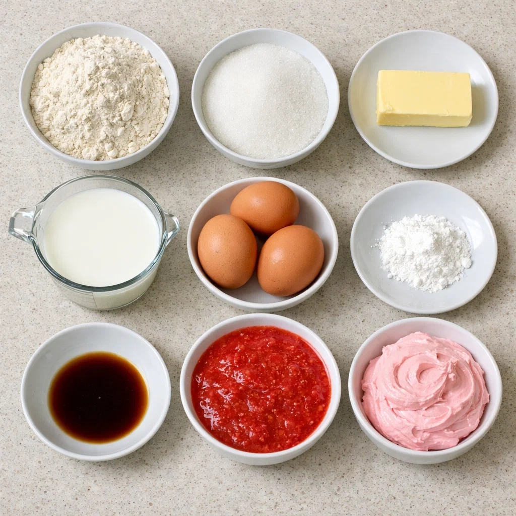 Strawberry Cake Recipe