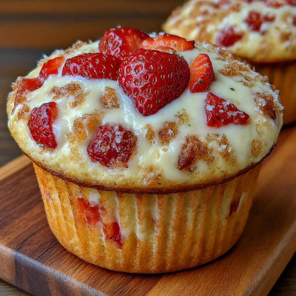 Strawberry Cream Cheese Muffins