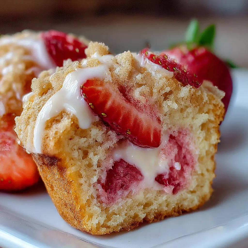 Strawberry Cream Cheese Muffins