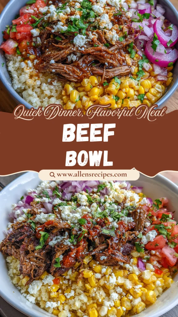 Street Corn Beef Bowl