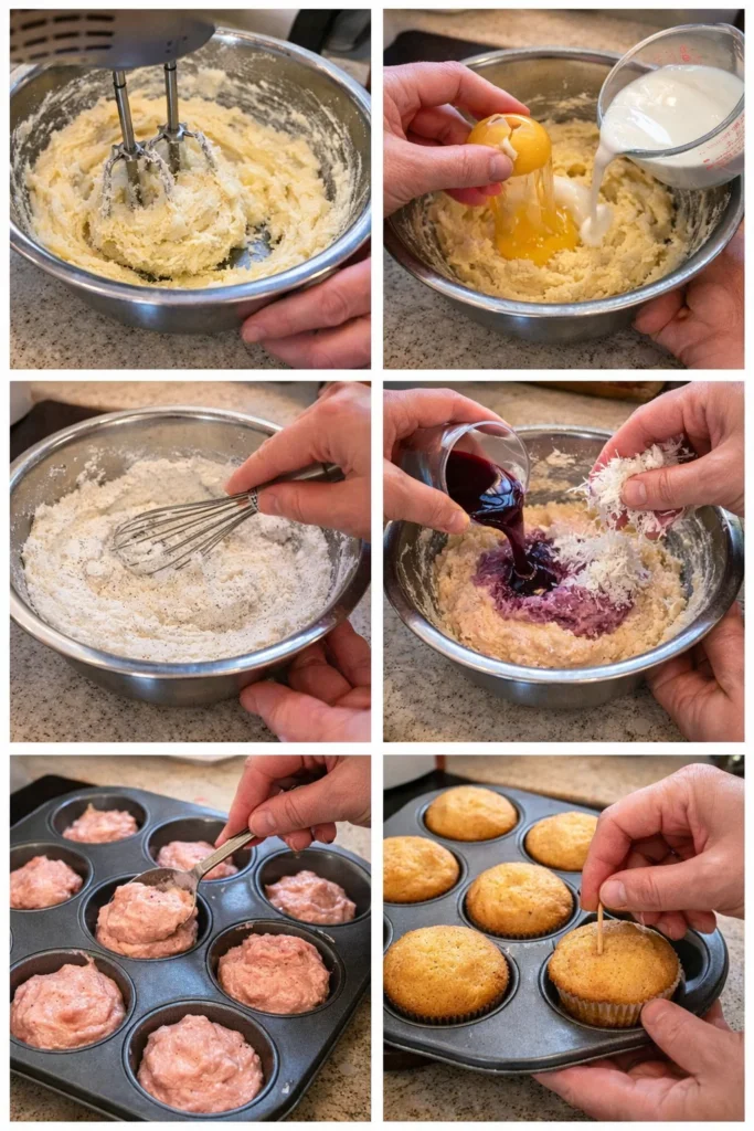 Vintage Australian Pink Jelly Coconut Cakes